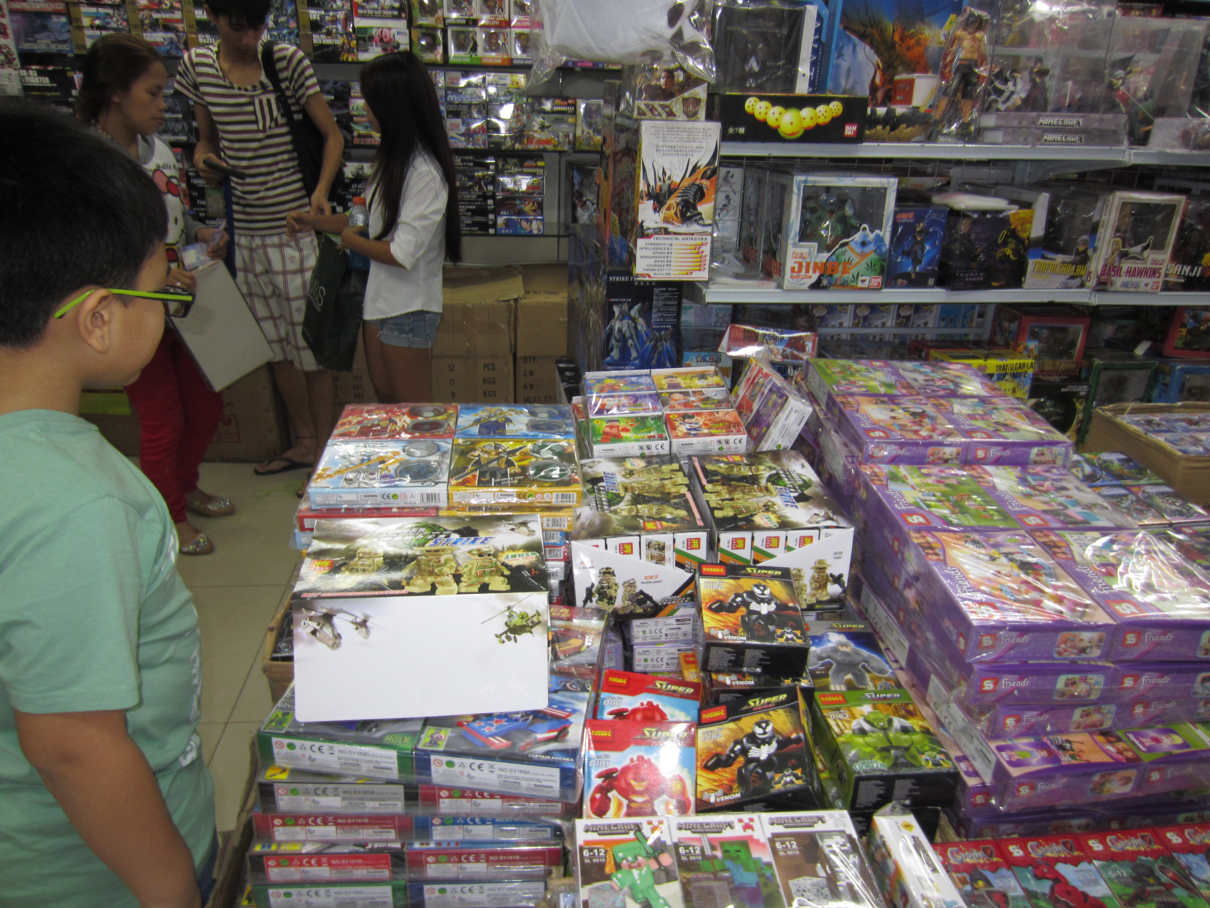 Toy shopping in Divisoria. Chinese New Year, 2015.