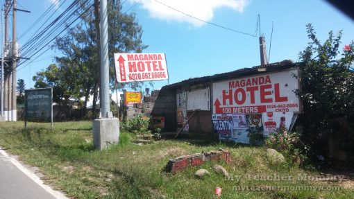 Maganda Hotel Roadside Sign, Tagaytay