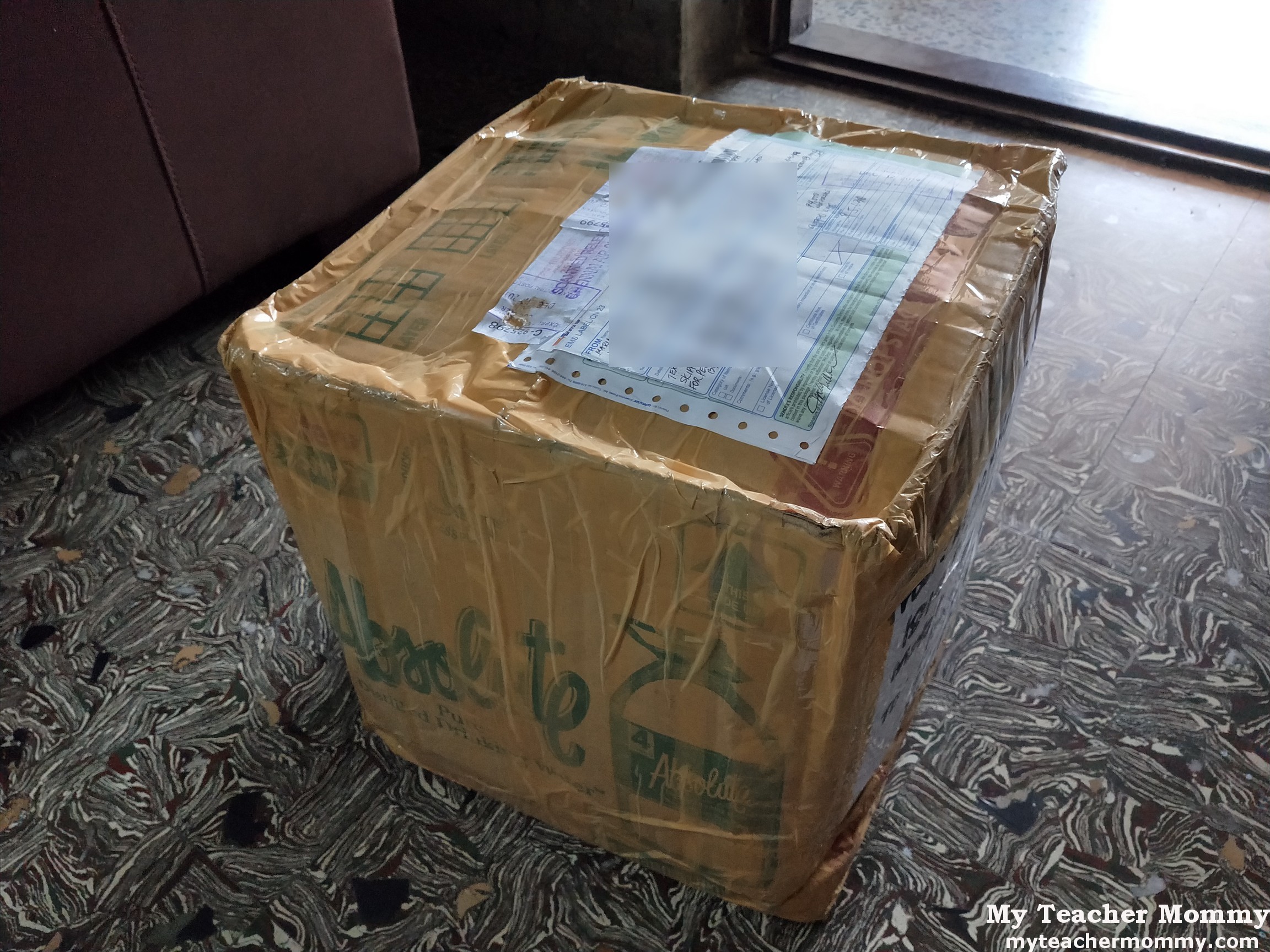 My second parcel makes it to Chennai, India, unscathed.